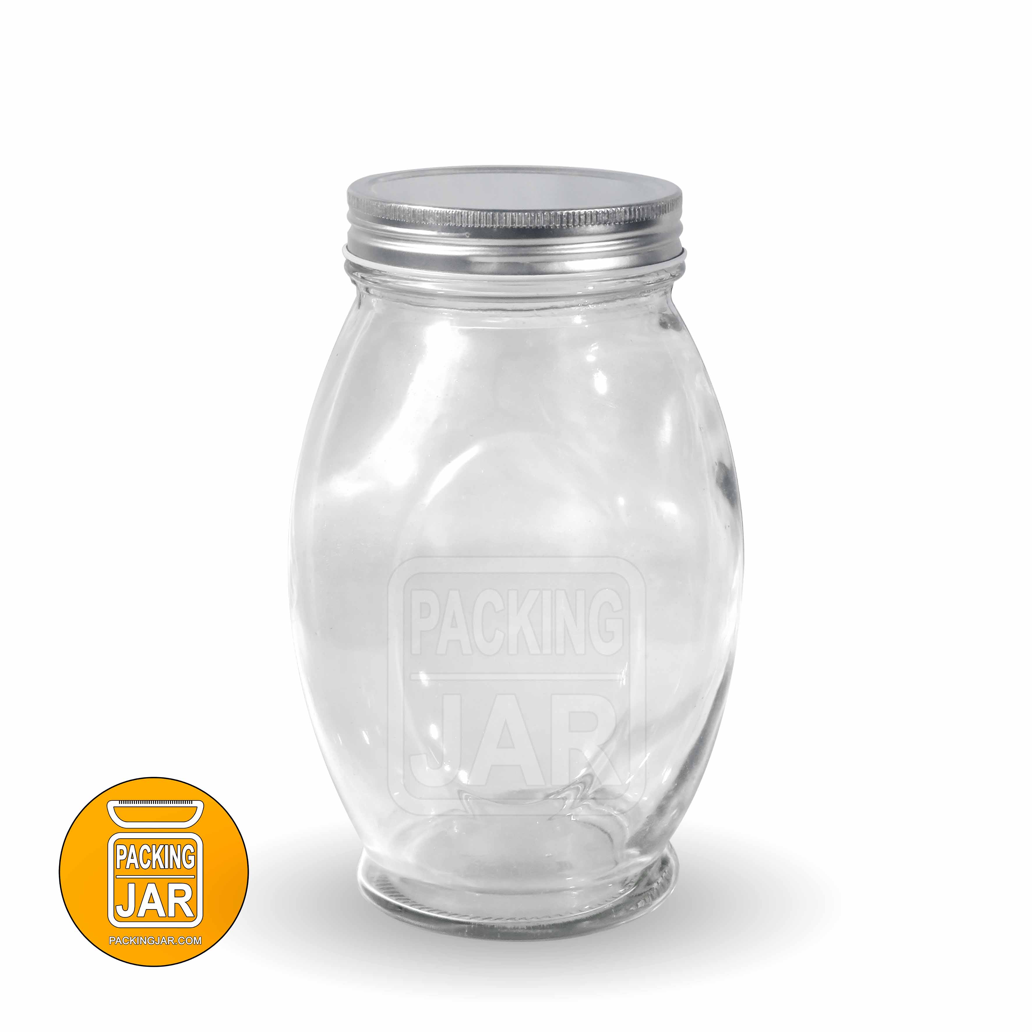 جار شیشه ای کوپ عینکی سایز 2